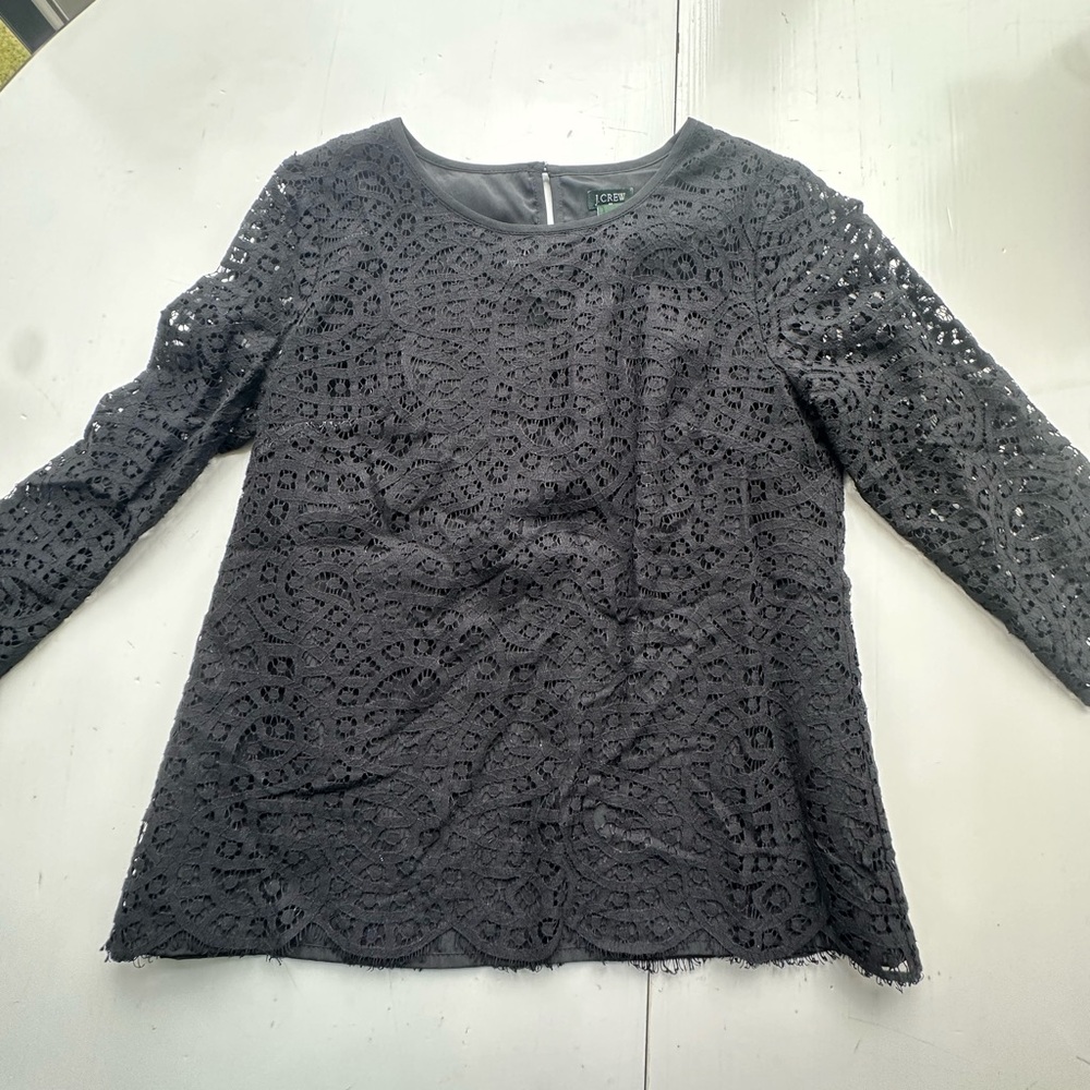 Chic Black Lace Top